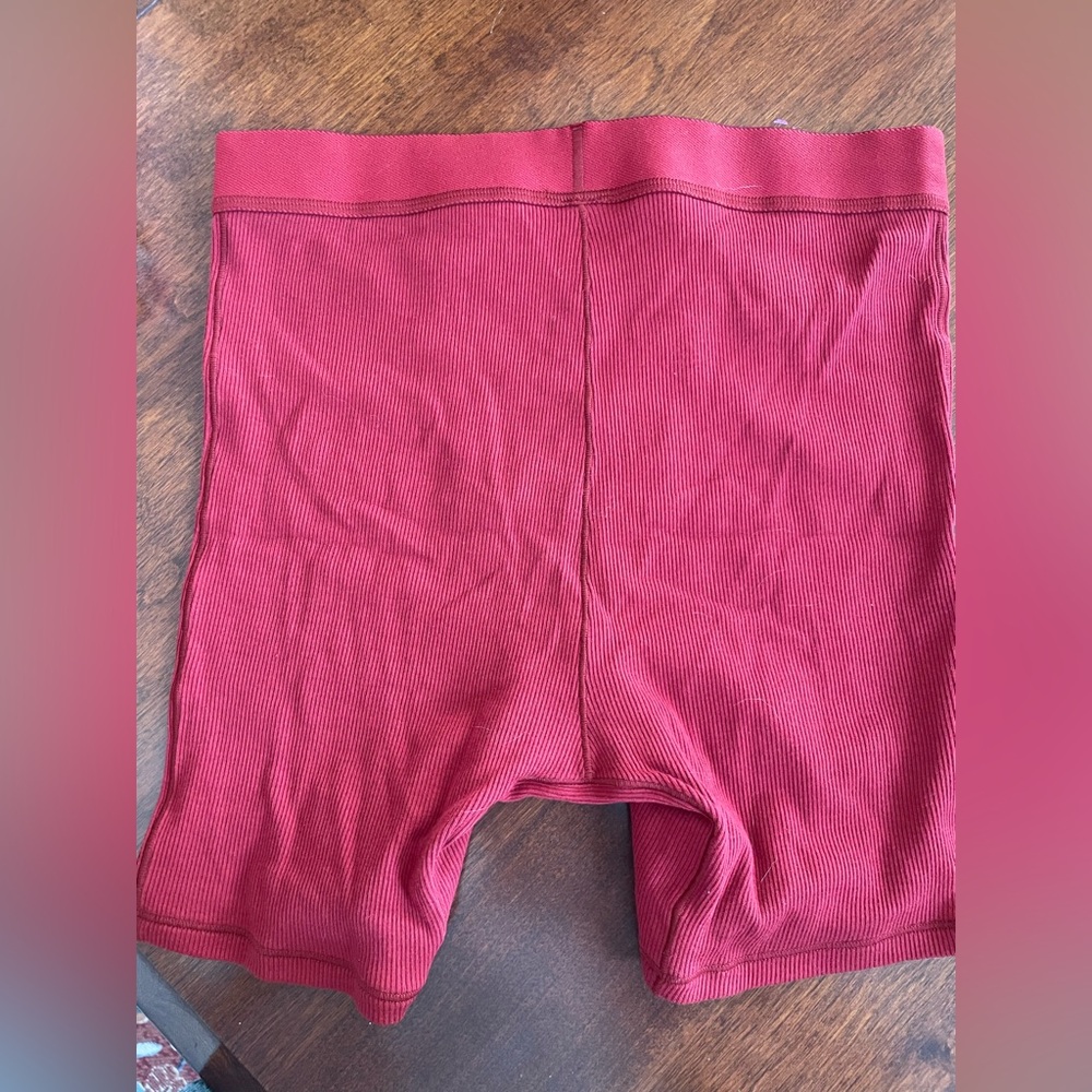 SKIMS Red Shapewear Shorts